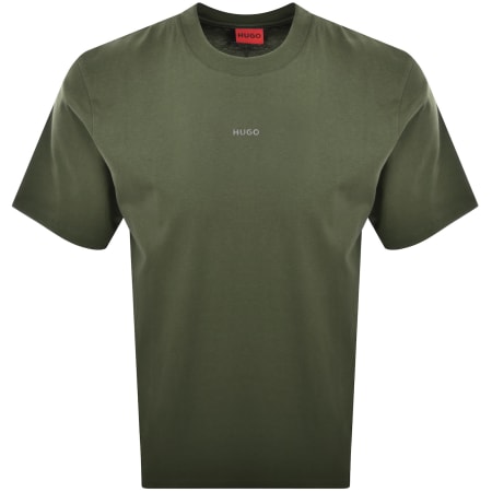 HUGO Duwrite T Shirt Green | Mainline Menswear Australia